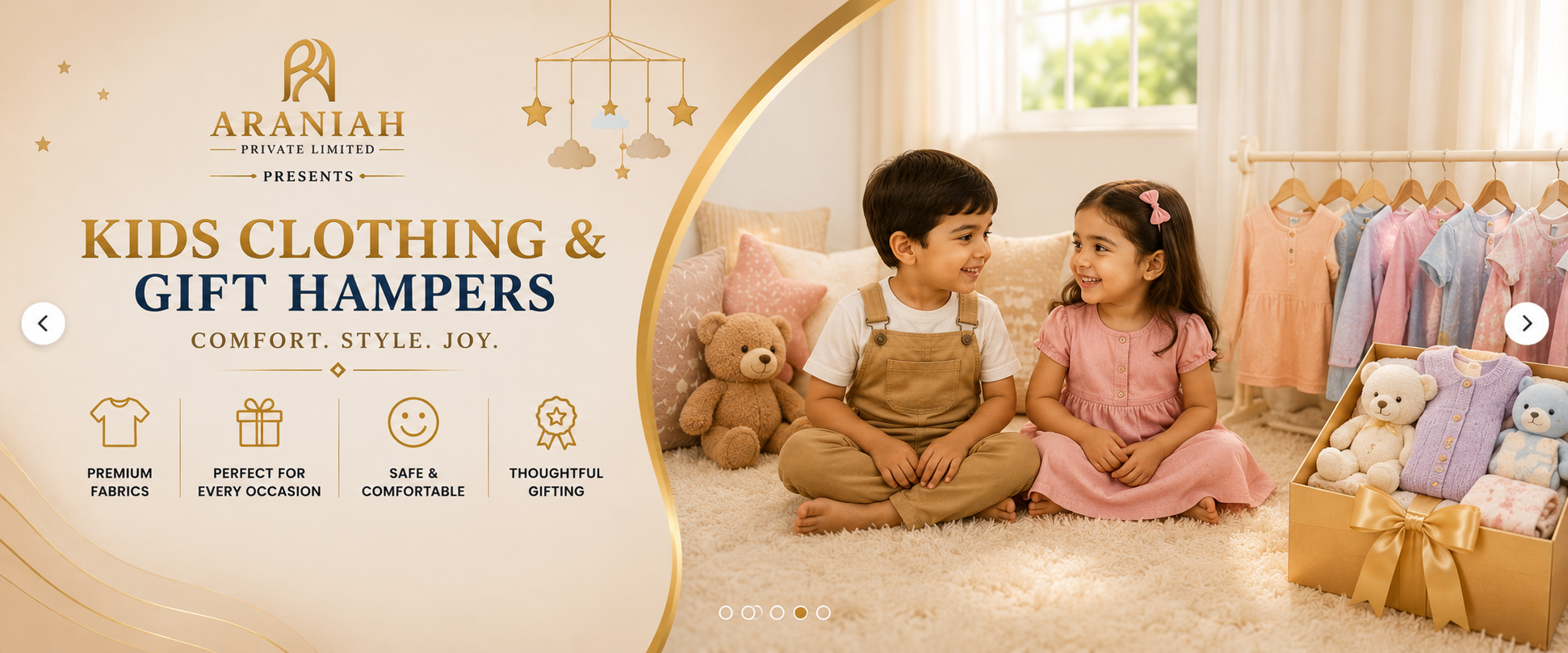 Premium Kids Clothing & Gift Hampers